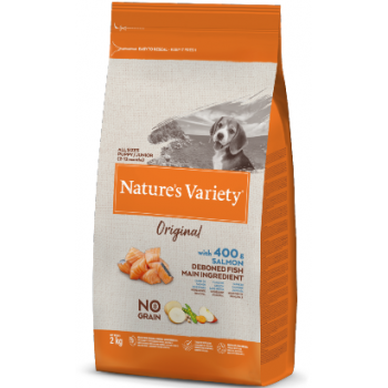 Nature Variety Original No Grain Cão Junior Salmão 2kg